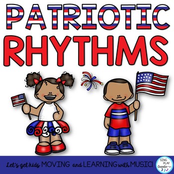 Preview of Music Class Patriotic Rhythm Activities: Notation, Body Percussion, Instruments