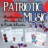 Patriotic Music Listening Journal & Fact Sheets