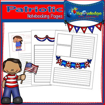 Preview of Patriotic Notebooking Pages - EBOOK