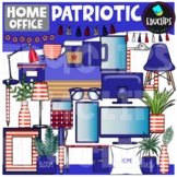 Patriotic Office Clip Art Set {Educlips Clipart}