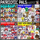 Patriotic Pals Clip Art Bundle {Educlips Clipart}