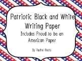Patriotic Paper Black and White