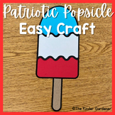 Patriotic Popsicle Easy Paper Craft