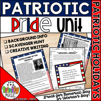 Preview of Patriotic Pride (Song Background, Lyrics, Writing, and Scavenger Hunt)