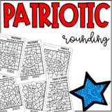 Patriotic Rounding to Tens and Hundreds Coloring
