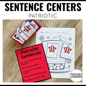 Patriotic Activities by Positively Learning | Teachers Pay Teachers