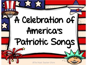 Preview of A Celebration of America's Patriotic Songs, Memorial Day, Veterans Day