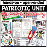 Patriotic Speech Therapy Activities: Open-Ended