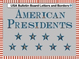 Patriotic Stars and Stripes Bulletin Board Letters and Borders