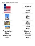 Patriotic Symbols - Texas Edition Exit Ticket