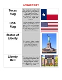 Patriotic Symbols - Texas Edition Teacher Answer Key
