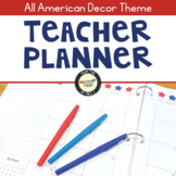Patriotic Teacher Planner