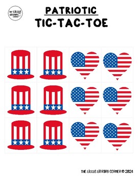Preview of Patriotic Tic-Tac-Toe