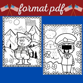 Patriotic Veteran's Day Coloring Pages