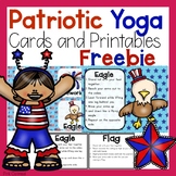 Patriotic Yoga Cards and Printables