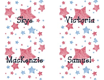 Preview of Patriotic/Election Locker Tags