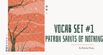 Preview of Patron Saints of Nothing Vocabulary Set