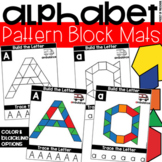 Pattern Block Alphabet Letter Mats - Fine Motor Fun!
