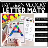 Pattern Block Alphabet Letter Mats | Fine Motor | Read It,