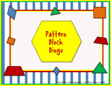 Pattern Block Bingo  **Review Shapes and Colors Pre-K and Elementary