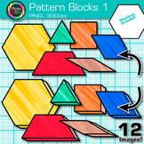 Pattern Block Clipart Images: Classroom Math Clip Art Comm