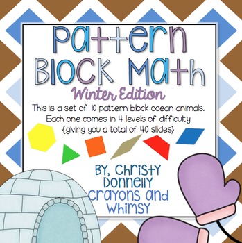 Preview of Pattern Block Math {Winter Edition}