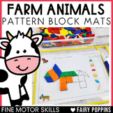 Pattern Block Mats - Farm Animals, Fine Motor Activities