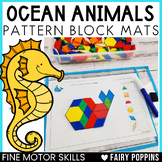Pattern Block Mats - Ocean Animals, Fine Motor Activities