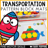 Pattern Block Mats - Transportation, Fine Motor Activities