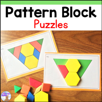 Pattern Block Puzzles by The Teaching Rabbit Teachers Pay Teachers