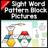 Pattern Block Mats with Sight Words {8 Pictures!}