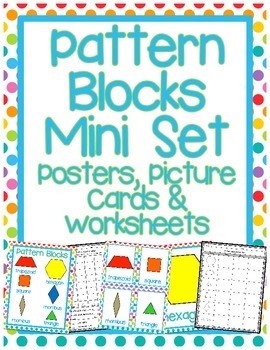 Happy Colorful Pattern Block Poster