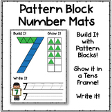 Pattern Block Puzzle Mats ~ Numbers