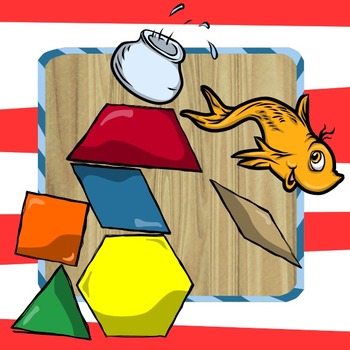 Preview of Pattern Block Puzzles - Read And Rhyme Across America