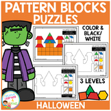 Pattern Block Puzzles: Halloween