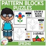 Pattern Block Puzzles: Spring