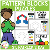Pattern Block Puzzles: St. Patrick's Day