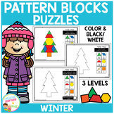 Pattern Block Puzzles: Winter