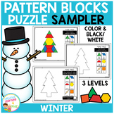 Pattern Block Puzzles: Winter - Sampler Set