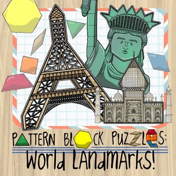 Preview of Pattern Block Puzzles: World Landmarks