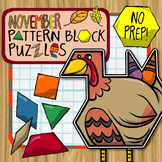 Pattern Block Puzzles for November / Thanksgiving