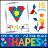 Pattern Block Shape Mats: Fine Motor Fun!