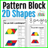 Pattern Block Shapes Worksheets