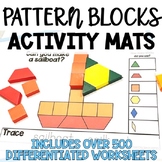 Pattern Block Mats. Pattern Block Task Cards. Pattern Bloc