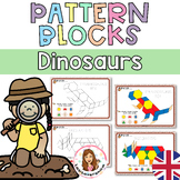 Pattern Blocks Dinosaurs. Math Centers. Geometry