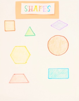 Preview of Pattern Blocks Hand Drawn Waldorf Inspired