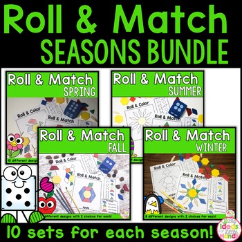 Preview of Pattern Blocks Mat Seasonal Math Games