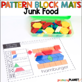 Pattern Blocks - Math Games Junk Food - Pattern Block Mats