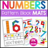 Pattern Blocks Number Mats