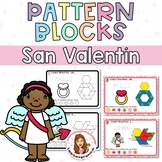 Pattern Blocks San Valentín / Valentine's Day Math Centers